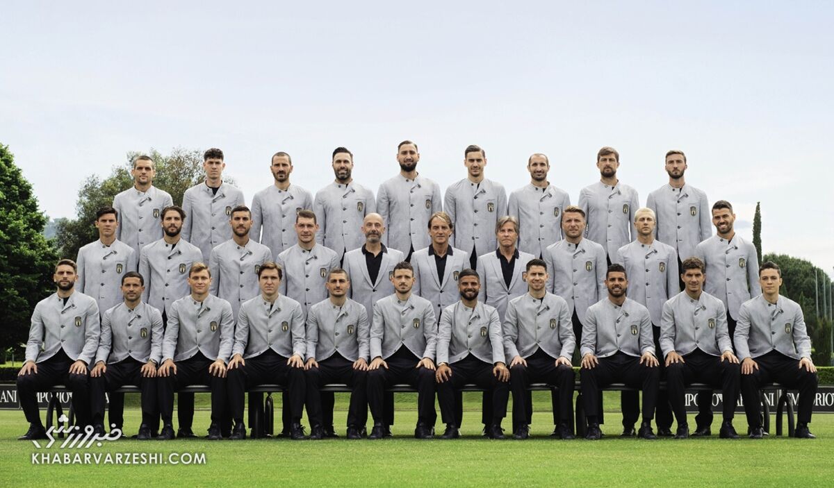 لباس رسمی تیم ملی ایتالیا در یورو 2020